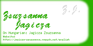 zsuzsanna jagicza business card